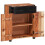 Berkfield Sideboard with Drawer Brown 55 x 30 x 75 cm Solid Acacia Wood 4