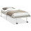 Berkfield Bed Frame without Mattress Foldable White 90x190 cm Steel 2