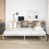 Berkfield Bed Frame without Mattress Foldable White 90x190 cm Steel 4