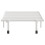 Berkfield Bed Frame without Mattress Foldable White 90x190 cm Steel 6