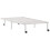 Berkfield Bed Frame without Mattress Foldable White 90x190 cm Steel 8
