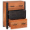 Berkfield Sideboard with Drawer Brown 55 x 30 x 75 cm Solid Acacia Wood 4
