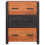 Berkfield Sideboard with Drawer Brown 55 x 30 x 75 cm Solid Acacia Wood 5