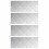 Berkfield Stair Tread Rectangular 4 pcs Silver 50 x 20 cm Aluminium 2