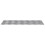 Berkfield Stair Tread Rectangular 4 pcs Silver 50 x 20 cm Aluminium 4