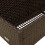Berkfield Poolside Float Storage Brown 110x100x57 cm Poly Rattan 8