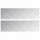 Berkfield Stair Tread Rectangular 2 pcs Silver 70 x 20 cm Aluminium 2