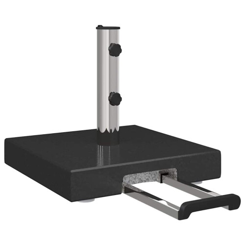 Berkfield Parasol Base Black 41 x 41 x 37 cm Granite 1