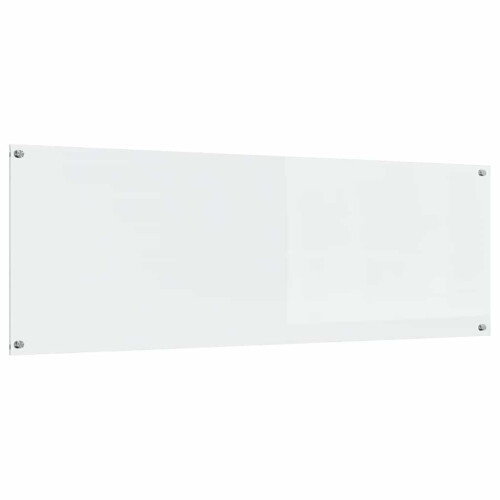 Berkfield Kitchen Backsplash Transparent 120 x 40 cm Tempered Glass 1