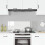Berkfield Kitchen Backsplash Transparent 120 x 40 cm Tempered Glass 3