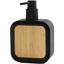 Black Ceramic Soap Dispenser 13oz Refillable Lotion Bottle for Bathroom or Kitchen Countertop