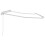 Berkfield Awning Frame Retractable Manual White 4 x 2 m Metal 5