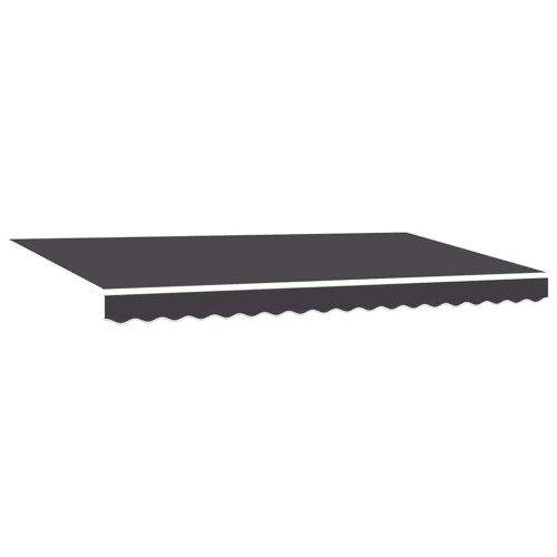 Berkfield Awning Replacement Fabric Anthracite 4 x 2 m Polyester 1