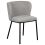 Beliani Set of 2 Dining Chairs MINA Boucle Grey 4