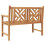 Berkfield Garden Bench 150 x 60 x 90 cm Solid Teak Wood 4