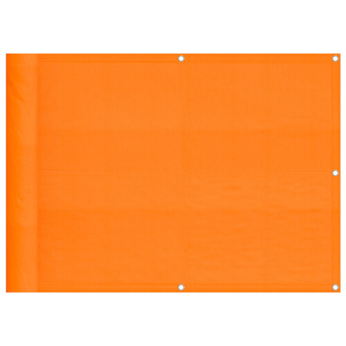 Berkfield Balcony Screen Orange 75x700 cm 100% Polyester Oxford 1
