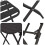 Berkfield Bistro Set 3 pcs Anthracite Steel 8