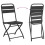Berkfield Bistro Set 3 pcs Anthracite Steel 9