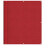 Berkfield Balcony Screen Red 120x800 cm 100% Polyester Oxford 2