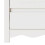 Berkfield Coffee Table Drammen White 45 x 35 x 56 cm Solid Pine Wood 10
