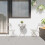 Berkfield Folding Bistro Set 3 pcs Beige Steel 4