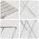 Berkfield Folding Bistro Set 3 pcs Beige Steel 8