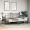 Berkfield Daybed Frame Black 75 x 190 cm Steel 3