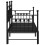 Berkfield Daybed Frame Black 75 x 190 cm Steel 6