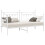 Berkfield Daybed Frame White 75 x 190 cm Steel 2