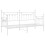 Berkfield Daybed Frame White 75 x 190 cm Steel 4