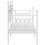 Berkfield Daybed Frame White 75 x 190 cm Steel 6