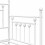 Berkfield Daybed Frame White 75 x 190 cm Steel 8