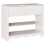 Berkfield Console Table Drammen White 89.5 x 37 x 73 cm Solid Pine Wood 2
