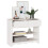 Berkfield Console Table Drammen White 89.5 x 37 x 73 cm Solid Pine Wood 3