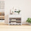 Berkfield Console Table Drammen White 89.5 x 37 x 73 cm Solid Pine Wood 4