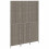 Berkfield Room Divider Folding Manual Grey 146 x 180 cm Poly Rattan 4