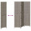 Berkfield Room Divider Folding Manual Grey 146 x 180 cm Poly Rattan 9