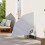 Berkfield Balcony Privacy Screen Grey 115 x 115 cm Polyester 3