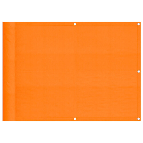 Berkfield Balcony Screen Orange 75x800 cm 100% Polyester Oxford 1