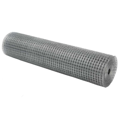 Berkfield Welded Wire Fence Silver 1
