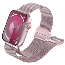 Protective Case Pink 49mm 45mm 44mm 46mm 42mm Scratch‑Resistant Snap‑On Cover for Apple Watch Series 1‑9 SE Ultra