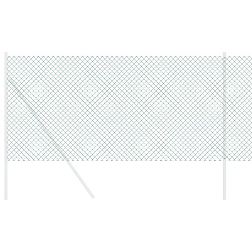 Berkfield Chain Link Fence Green 2