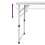 Foldable Camping Table Set with 6 Stools Height Adjustable 180x60cm 7