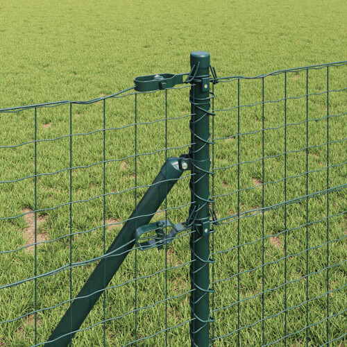 Berkfield Fence Post 7 pcs Green Steel 2