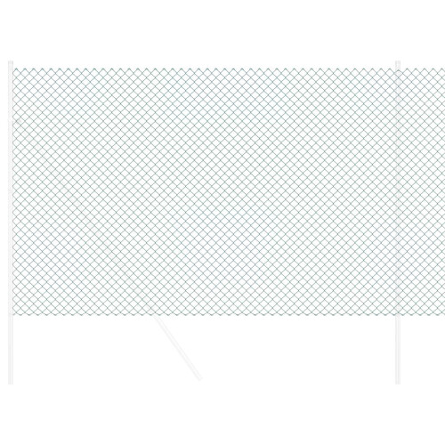 Berkfield Chain Link Fence Green 2