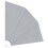 Berkfield Collapsible Balcony Side Awning Grey 210x210 cm 5