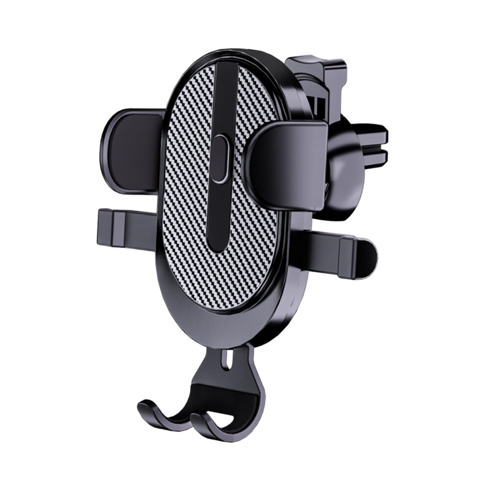 Car Phone Mount With Antislip Secure Hold, Dualuse Dashboard And Vent Clip Holder For Road Trips 9351714836593