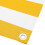 Berkfield Balcony Screen Yellow and White Stripe 90x800 cm 4