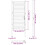 Berkfield Garden Gate Lockable Black 100x200 cm Aluminium 10
