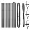 Berkfield Fence Post 13 pcs Grey Steel 4